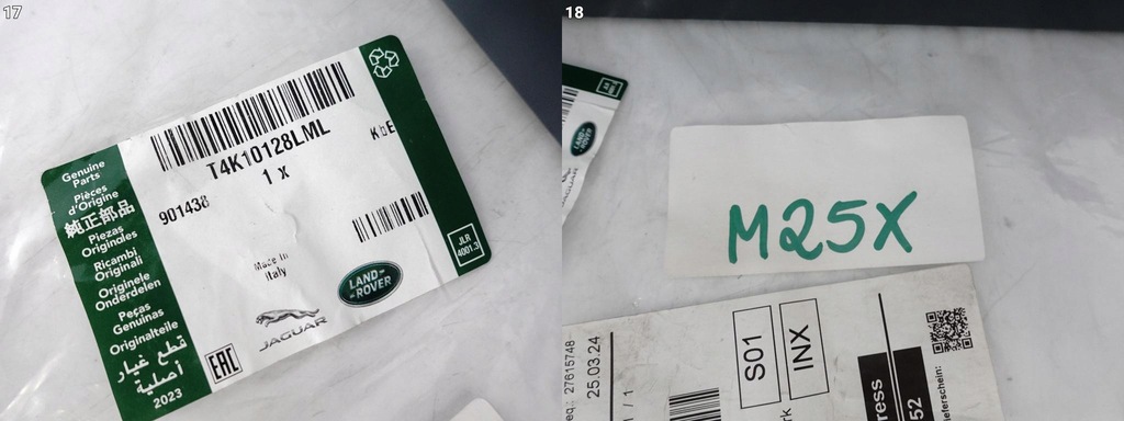 фото №12, Jaguar i-pace x590 18- нижняя молдинг защита дверь левая перед оригинальная