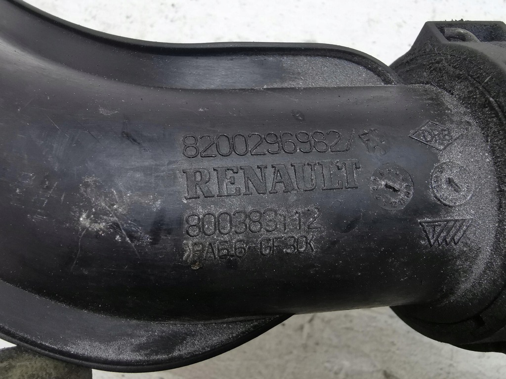 фото №3, Труба шланг повітря renault clio iii 1.5 dci