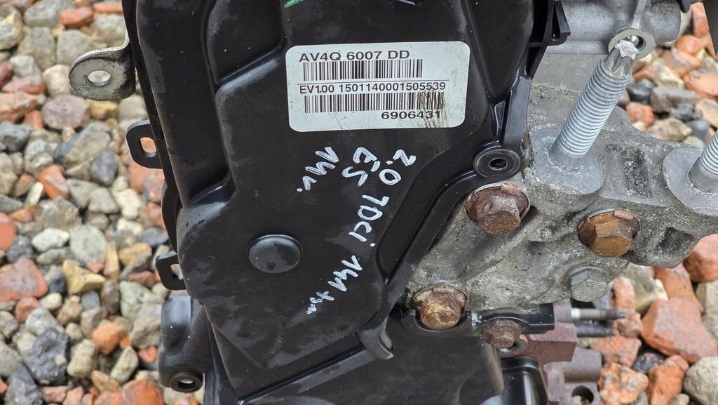 фото №8, Двигатель голый блок двигателя ford mondeo mk4 2.0 tdci euro 5 av4q-6007-dd qq