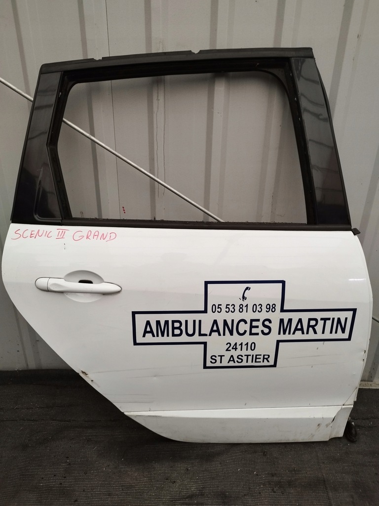 фото №1, Renault scenic iii grand дверь правое задняя