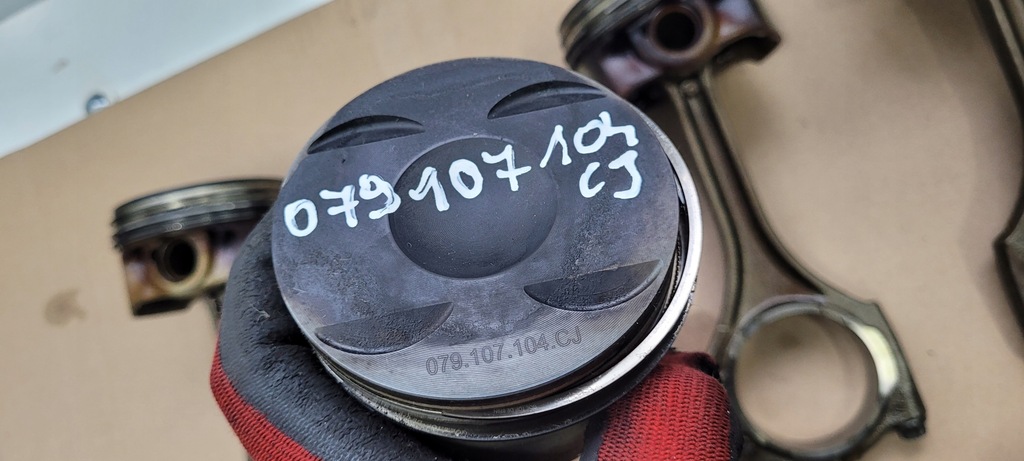 фото №12, S6 c7 4g lift поршень шатун r079m 4.0 tfsi s7 4g a8 d4