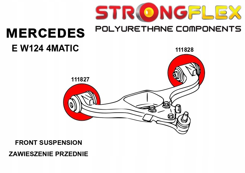 фото №2, 111828b - втулка рычага передний - задняя strongflex