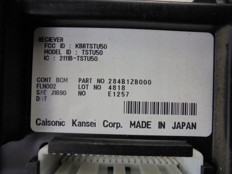 фото №8, Nissan altima iii l31 модуль tk 284b0 zb700-z