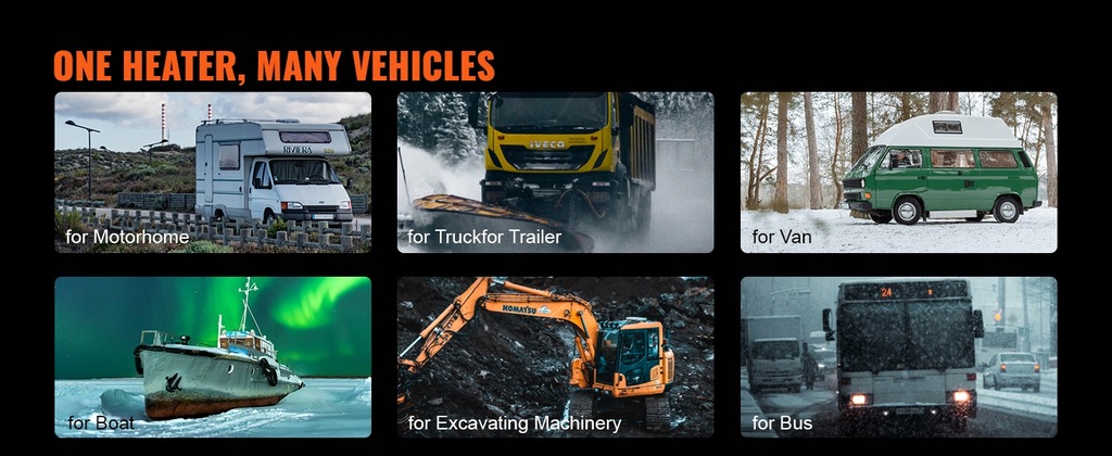 фото №13, Обігрівач стояночний повітряна обігрівач na олія привідний 12v 8kw