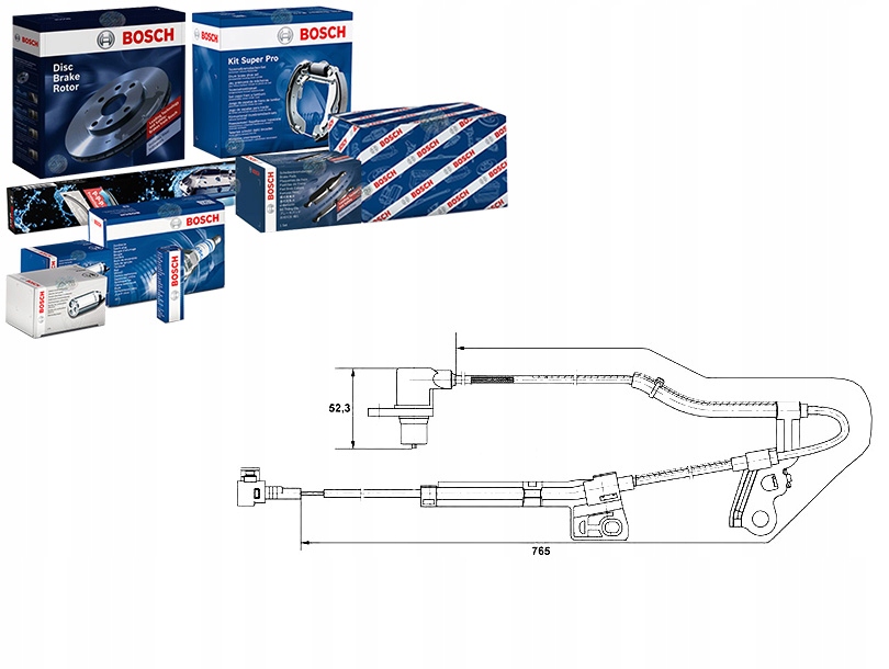 Датчик скорости вращения колеса bosch 265006677 с Разборки