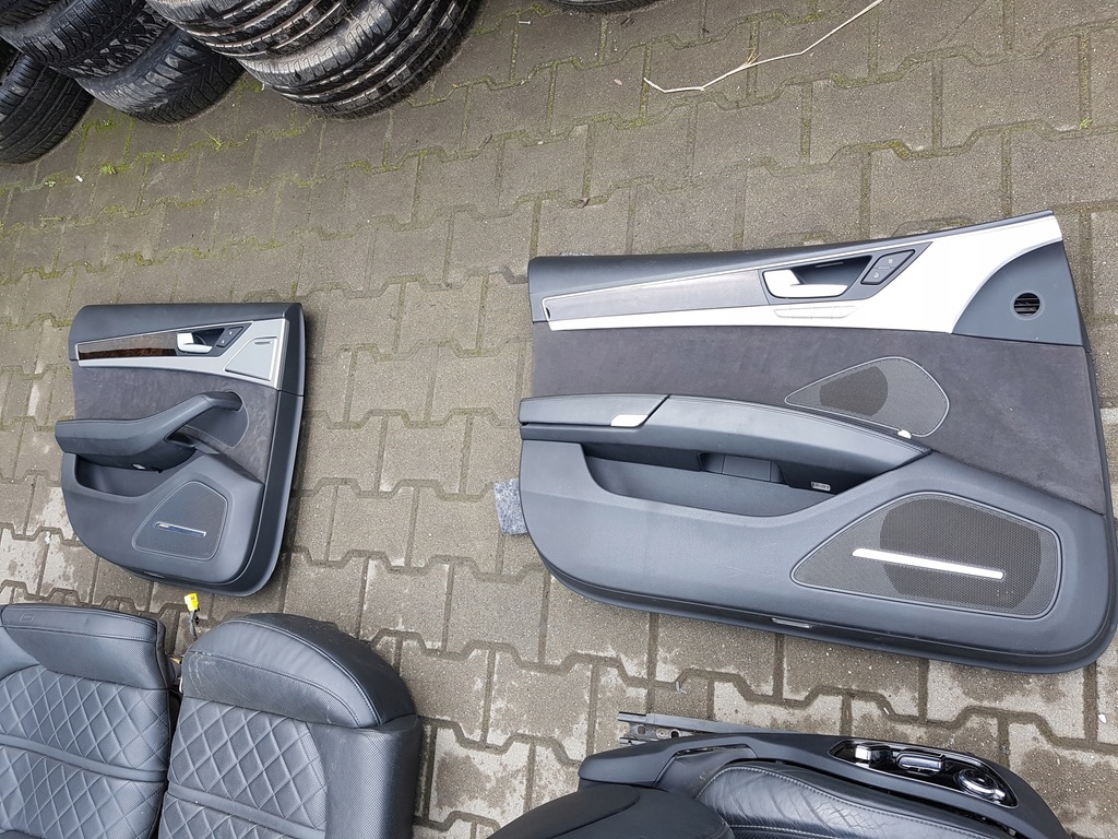 фото №15, Audi a8 d4 4h 09-13r сиденья кожаный заднее сиденье europa