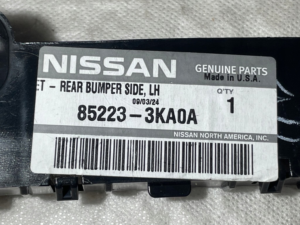 фото №8, Новий оригінальний напрямна кронштейн бампера nissan pathfinder usa 13- лівий задня