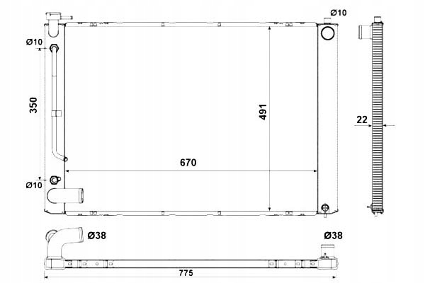 фото №1, Nrf радіатор wody lexus rx 300 mhu3_. gsu3_. mcu
