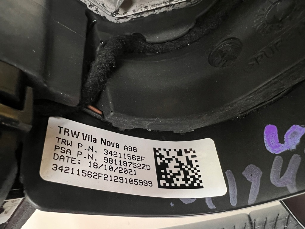 фото №9, Citroen c3 aircross воздуховод кожаный 98118752zd