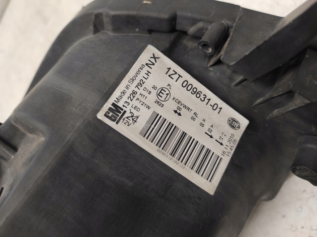 фото №10, Opel insignia a 08-11 лампа левая перед ксенон 13226792