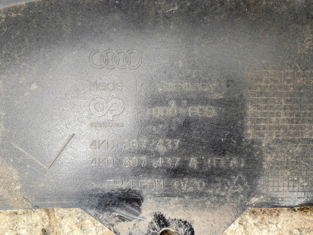 фото №12, Audi a6 c8 4k бампер решітка радіатора хром перед 4k0807437 оригінал