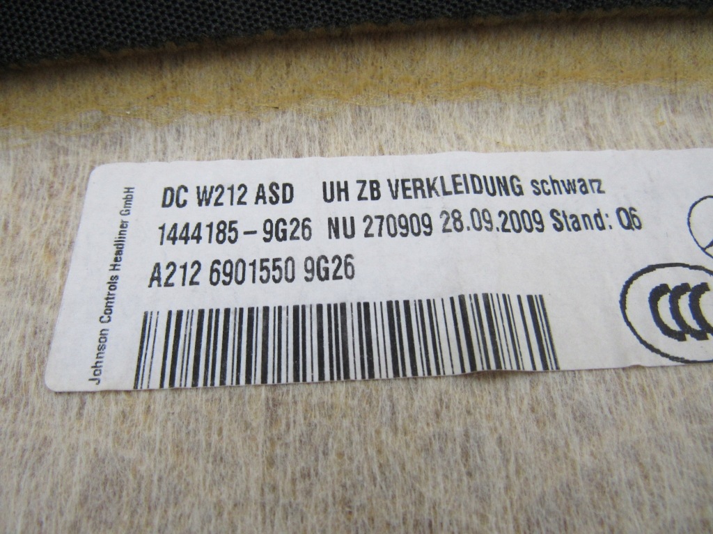 фото №8, Mercedes e w212 amg потолок комплект a2126901550