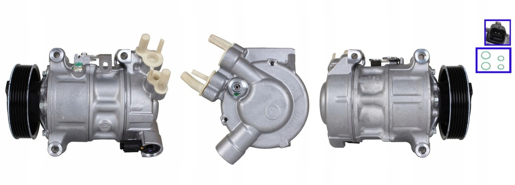 фото №1, Компрессор кондиционера do citroen ds ds opel peugeot toyota