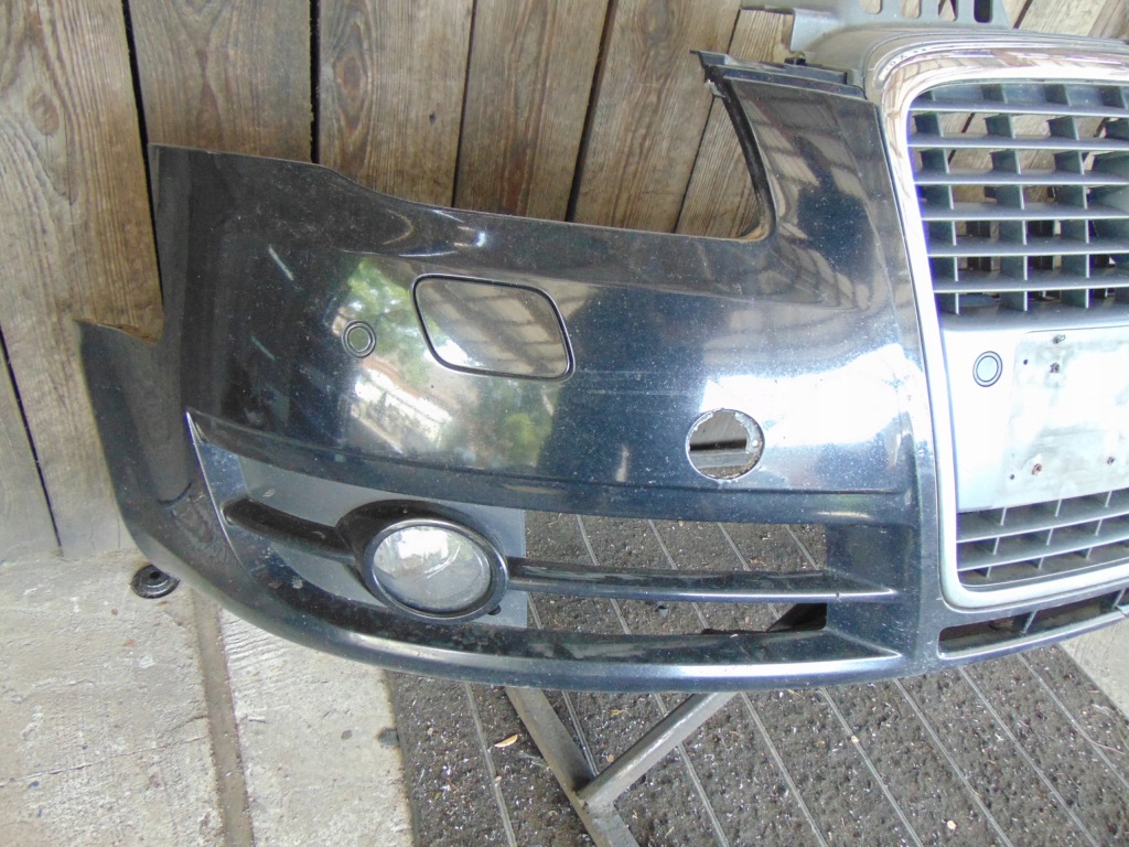 Бампер перед передний audi a4 b7 ly9b ксенон омыватель pdc датчики решётка радиатора kpl Цена