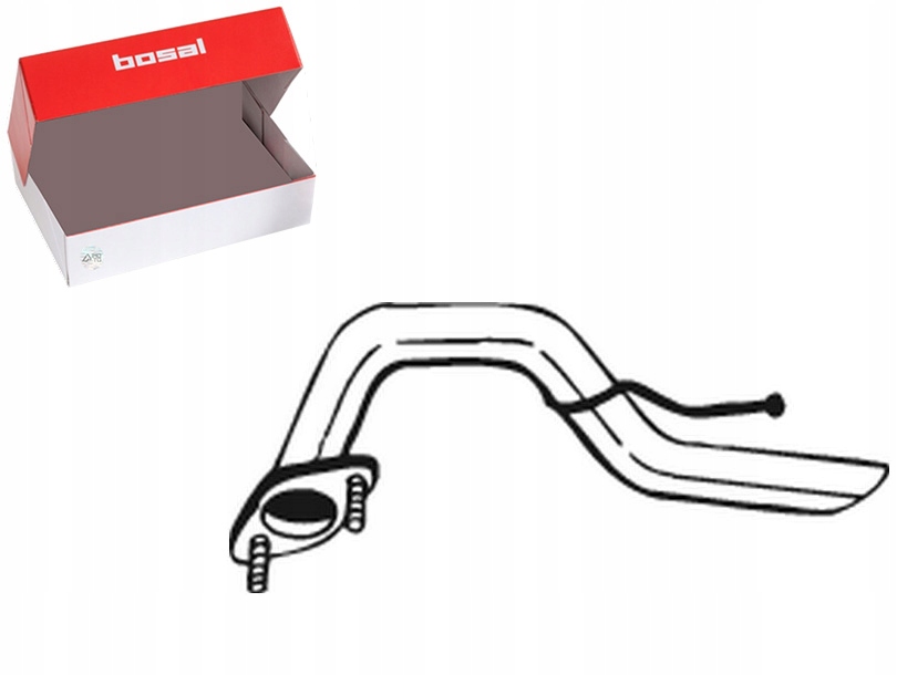 фото №1, Труба вихлопна задня hyundai atos 1.1 08.03-12.08 bosal