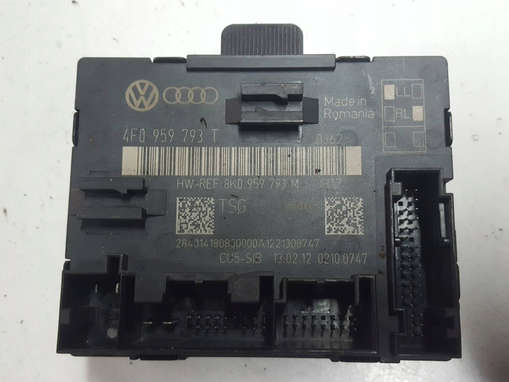 фото №1, Audi q7 4l lift 09-15r модуль дверь перед 4f0959793t