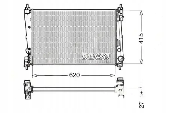 Купить Радиатор воды drm09111 denso abarth alfa romeo