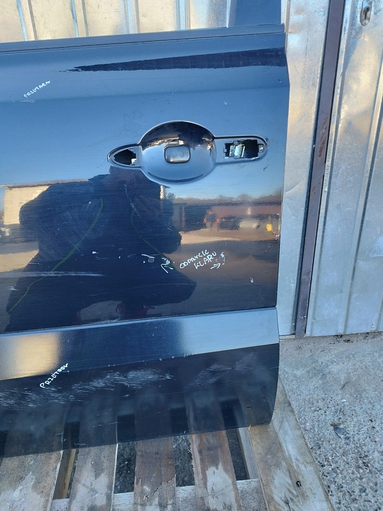 фото №10, Дверь левая левый перед передние renault koleos i lata 2007-2011 чёрные