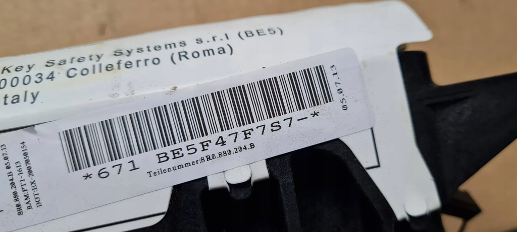 фото №9, Sq5 8r q5 lift подушка пассажира подушка безопасности 8r0880204b