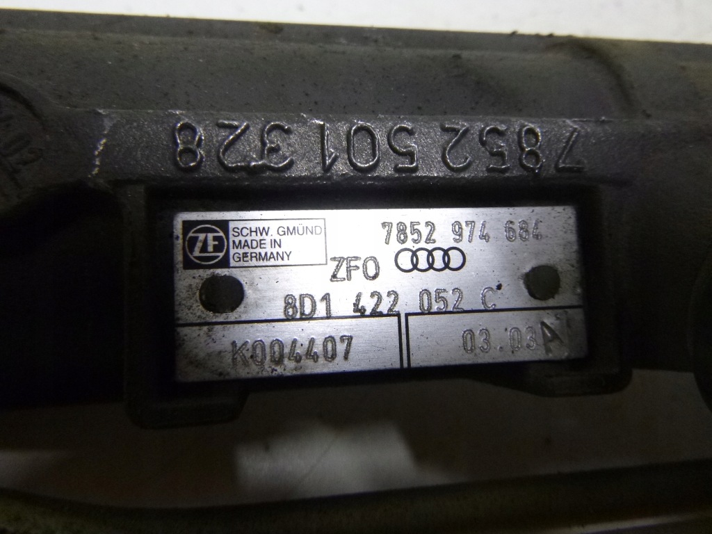 Рулевая рейка audi a4 b5 2.6 98r. с Разборки
