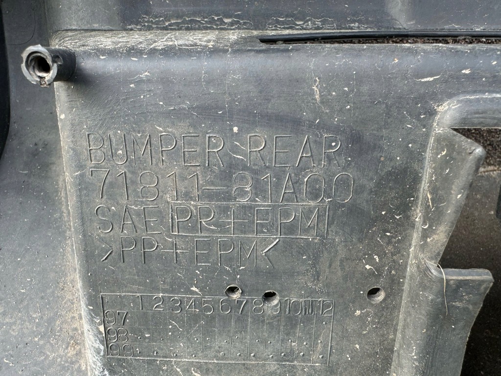 фото №6, Suzuki jimny jimmy iii 3 98-18 бампер задній задня 71811-81a00