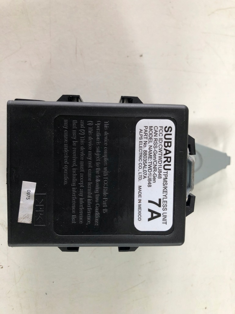 фото №1, Keyless модуль 88035al07a 15-19 subaru legacy