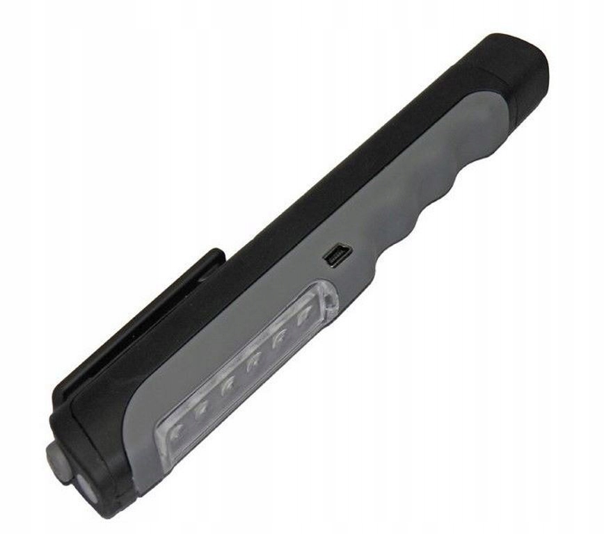 фото №1, Ліхтарик лампа led mini з usb зарядний пристрій 6+1led 3aaa