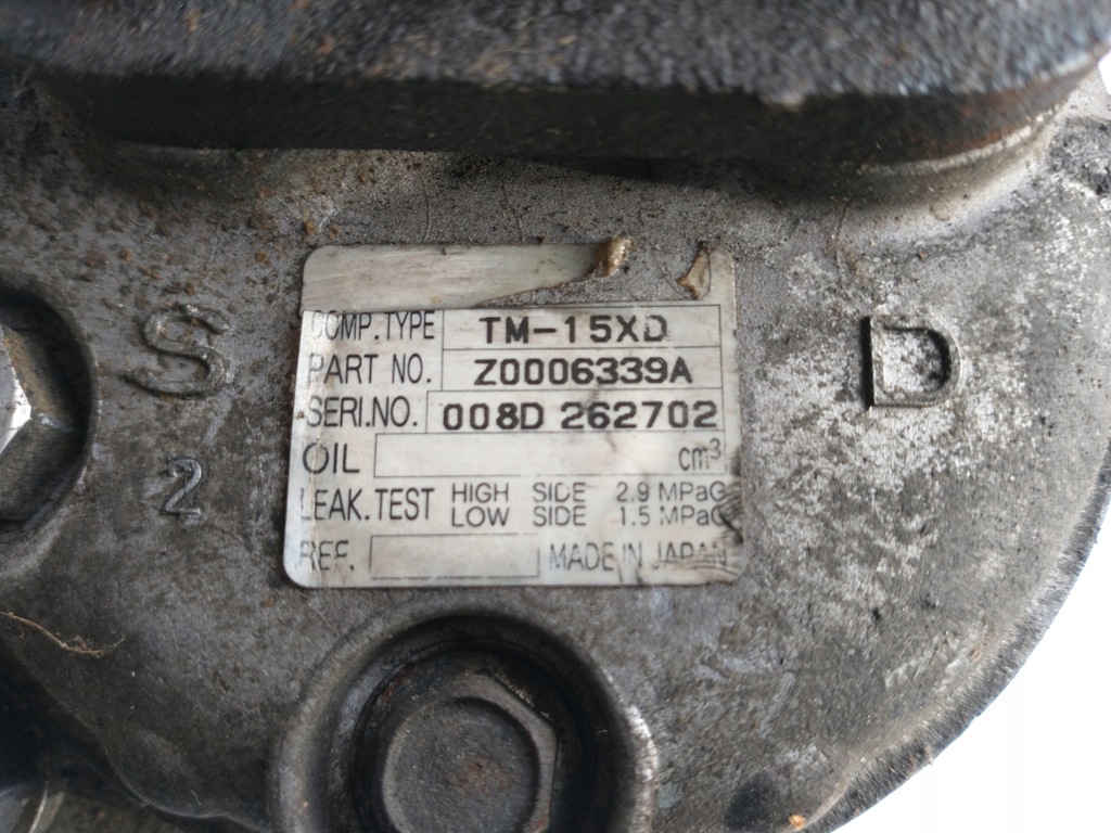 фото №5, Компресор кондиціонера zexel tm-15xd iveco-master