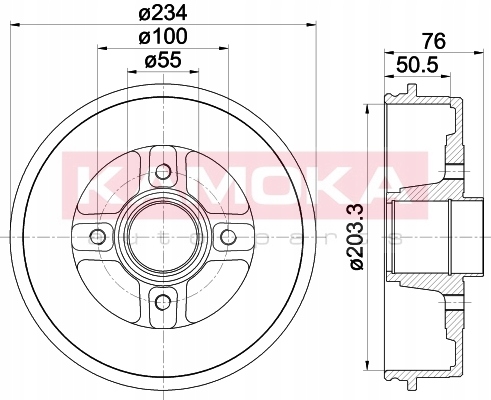 фото №15, Kamoka 104020 барабан тормозной