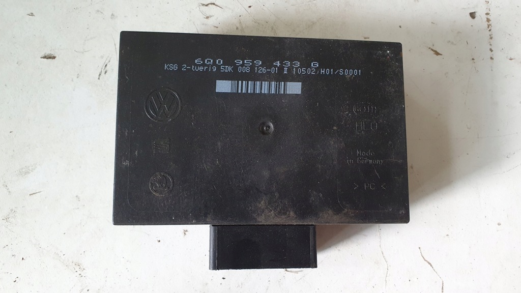 фото №1, Модуль комфорту vw seat skoda 6q0959433g