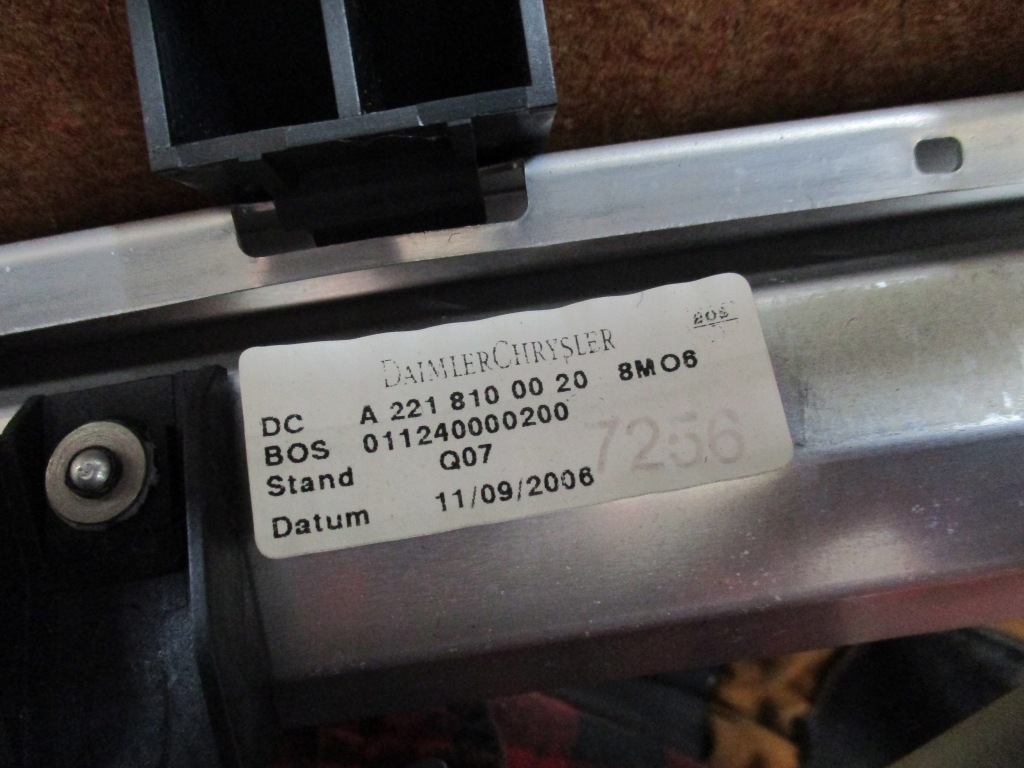 Mercedes w221 s klasa шторка задня задній скло Ціна