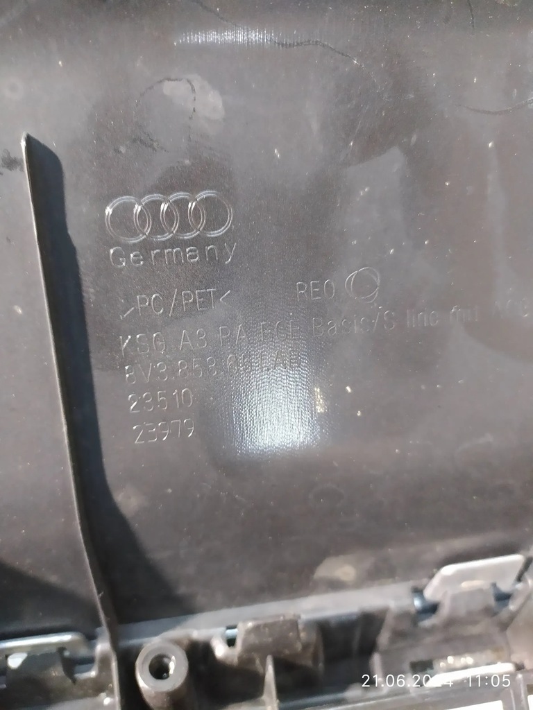 фото №12, 8934. audi a3 s-line 8v3 решётка радиатора решётка радиатора 8v3853651ab