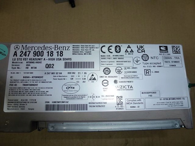 Купити Радіо mercedes ml a2479001818 новий оригінал