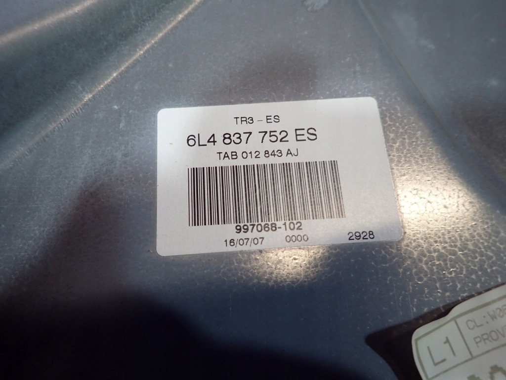 фото №4, Seat cordoba ii 6l підйомник скло перед правий 6l4837752es 6l2959801