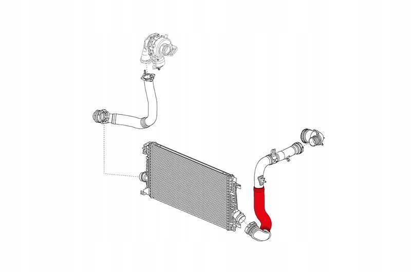 фото №12, Шланг інтеркулер chevrolet cruze 1.4 1.6 1.7d