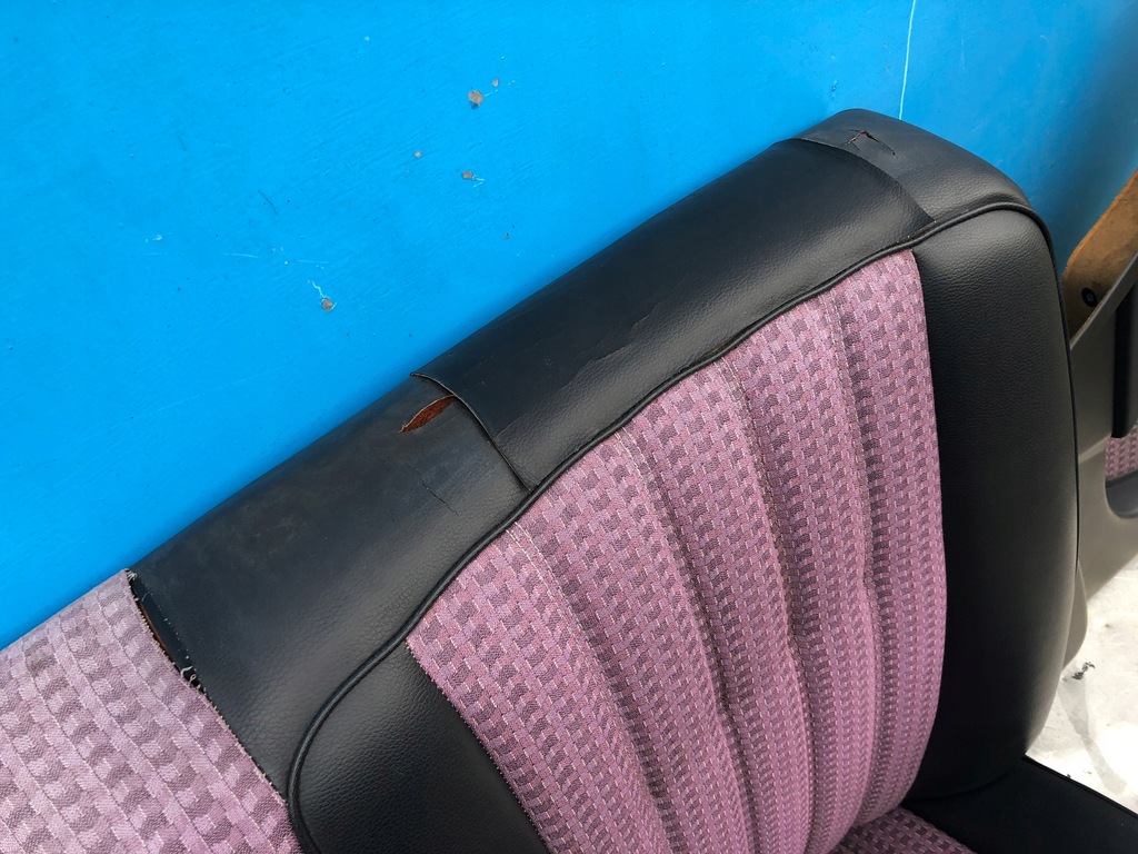 фото №11, Mercedes w123 coupe c123 сиденья обивка заднее сиденье сиденье комплект