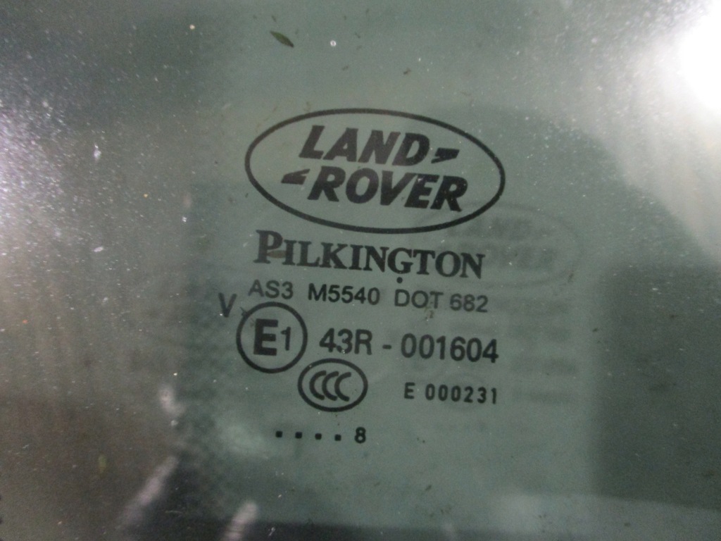 фото №9, Стекло боковая дверь малый прокладка правый задняя land rover freelander ii