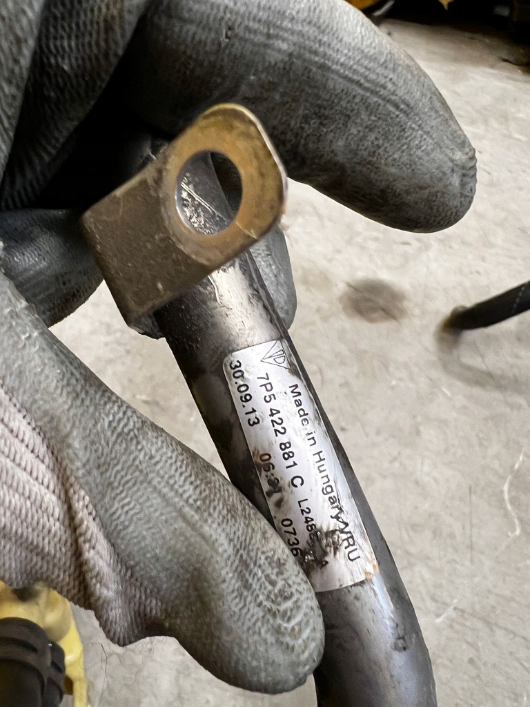 фото №7, Комплект бак усилителя провода porsche cayenne ii 7p5