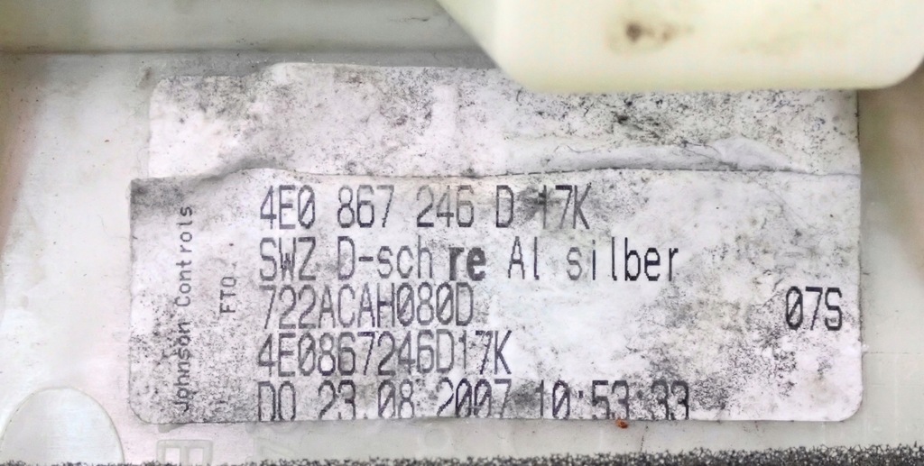 фото №9, 4e0867246d 17k обшивка стойка d правое a8 s8 d3 4e