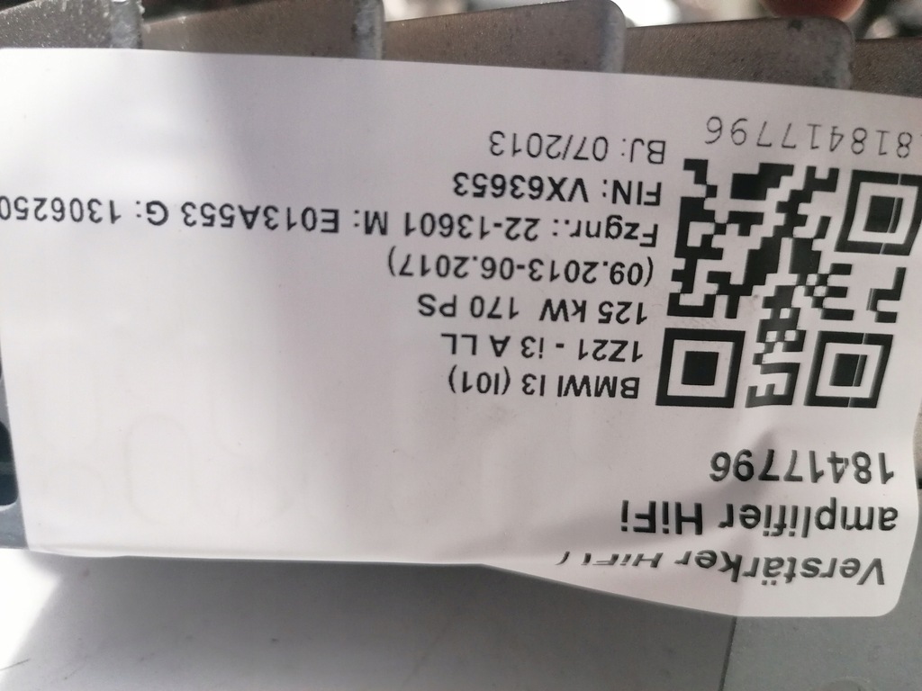 фото №11, Bmw i3 harman kardon комплект аудио усилитель