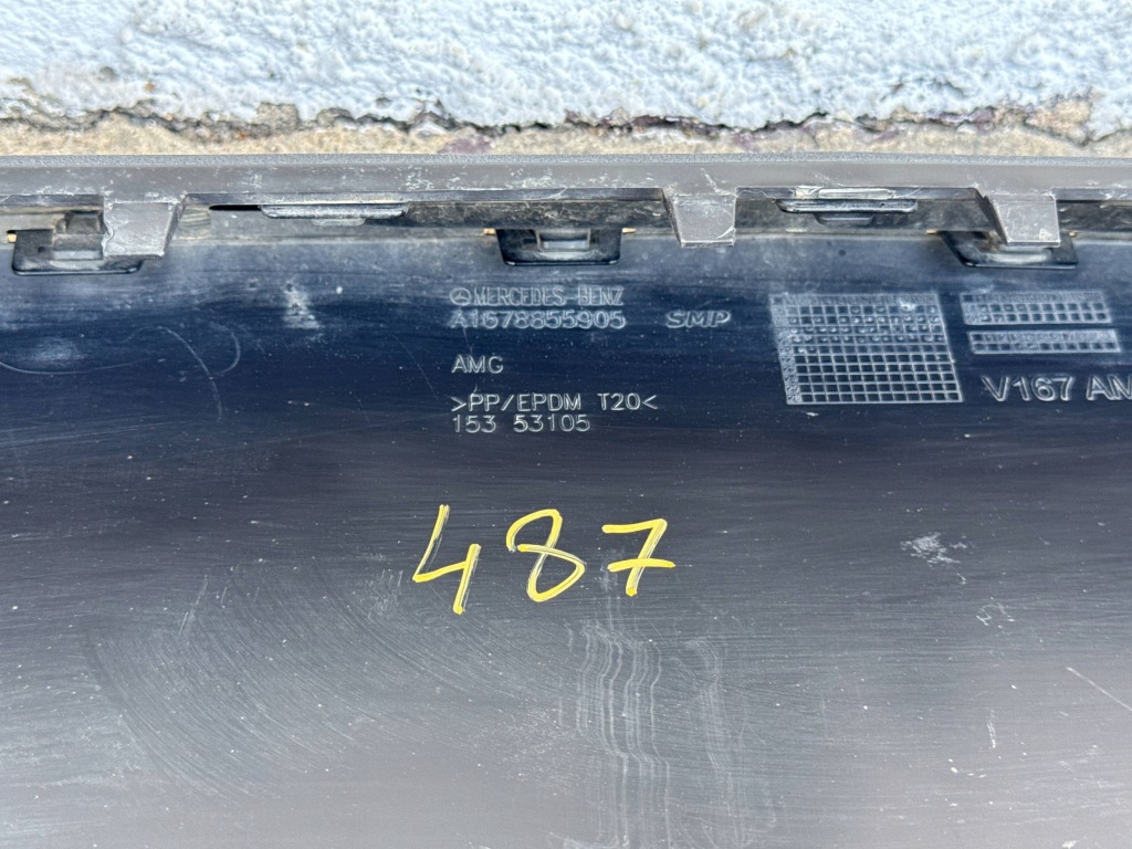 фото №10, Mercedes gle w167 накладка бампера перед спойлер a1678855905