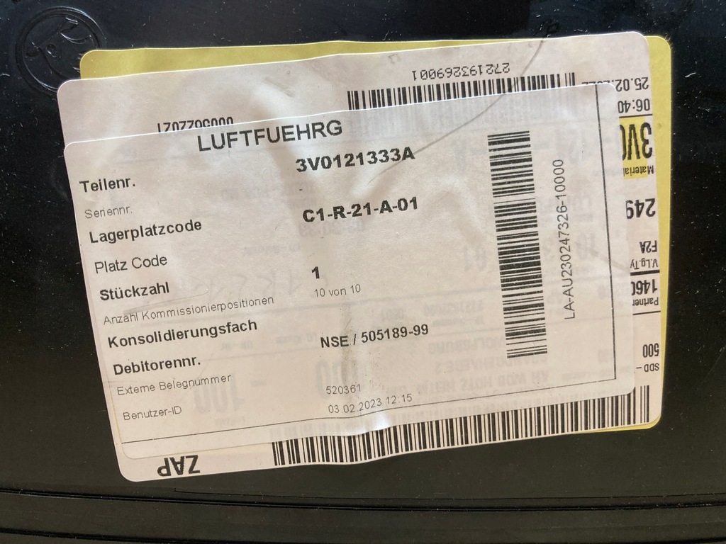 фото №6, Воздуховод воздуха skoda superb iii 3 3v0