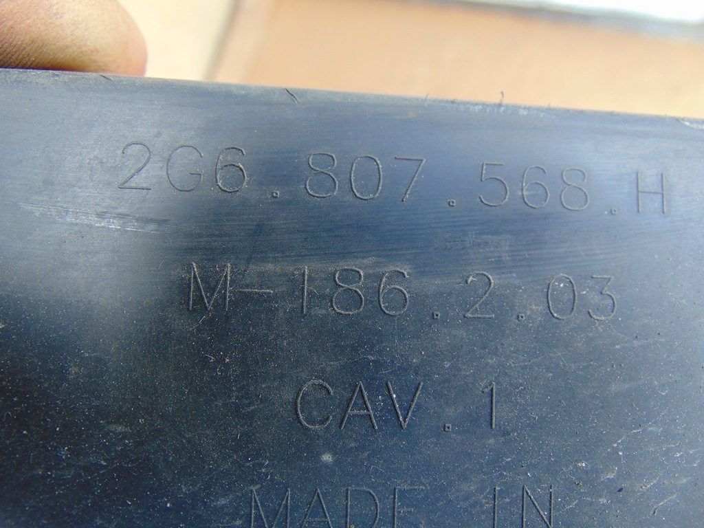 фото №11, Накладка бампера задняя спойлер vw polo vi 2g 2g6807568h