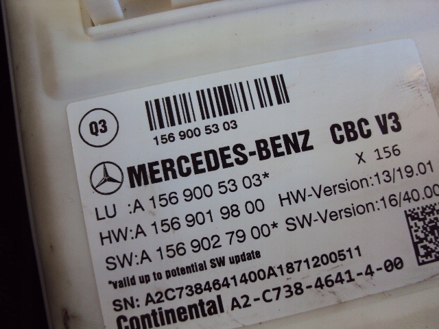 фото №3, Модуль sam mercedes gla x156 2.2 cdi fl 18 r