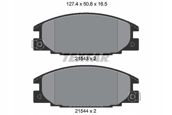 фото №1, Textar 2154302 тормозные колодки тормозные