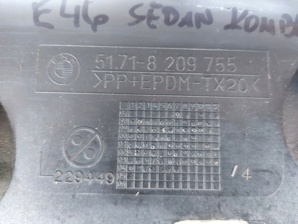 фото №6, Bmw 3 e46 молдинг поріг ліва s20