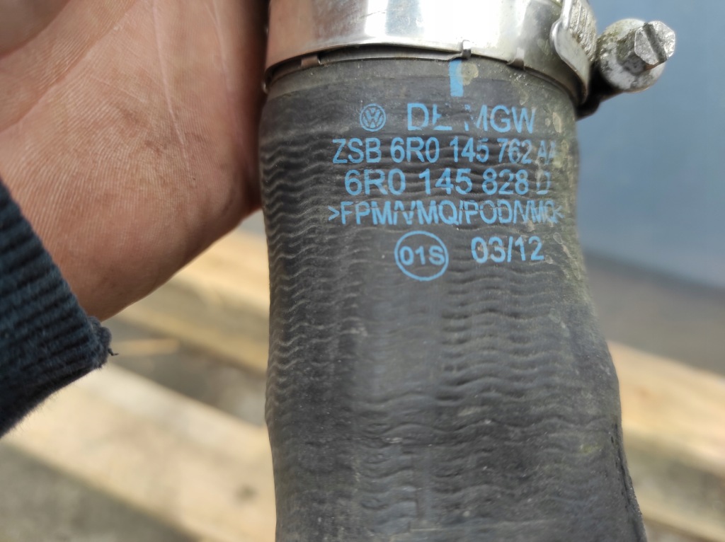 фото №6, Шланг воздуха vw polo v 1.2 tdi 6r 6r0145762aa