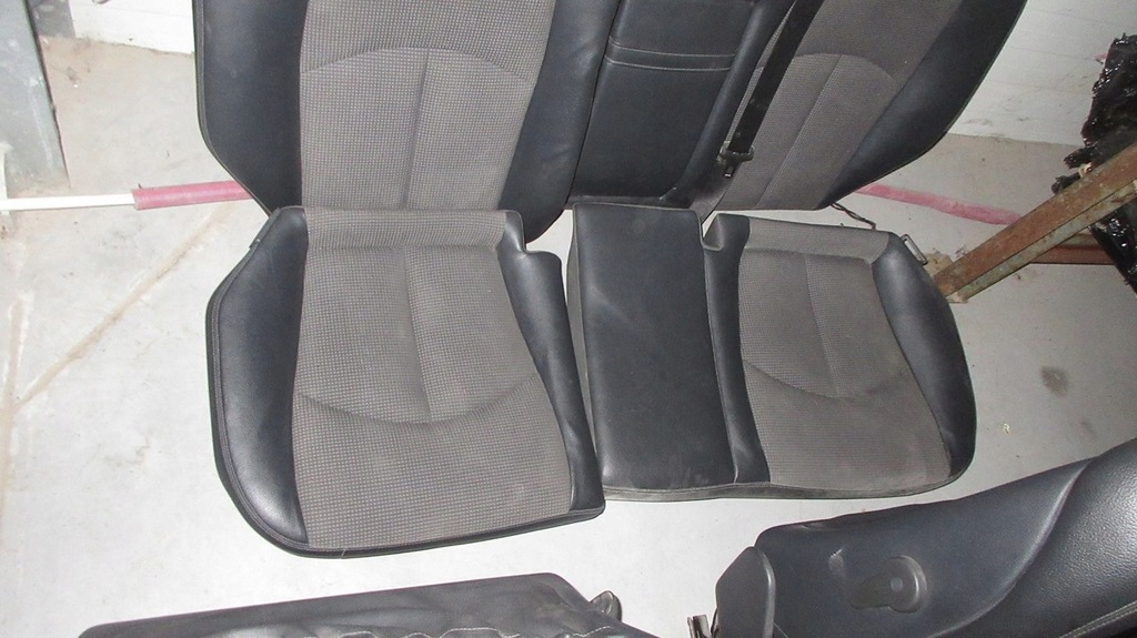 фото №7, Mercedes w211 сиденья сиденье обивка кожа материал czarna kombi