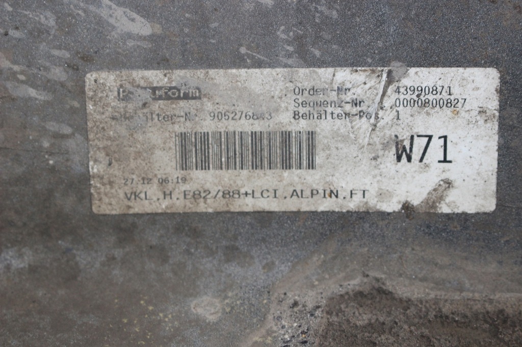 фото №15, Бампер задняя bmw e82 a300 alpinweiss