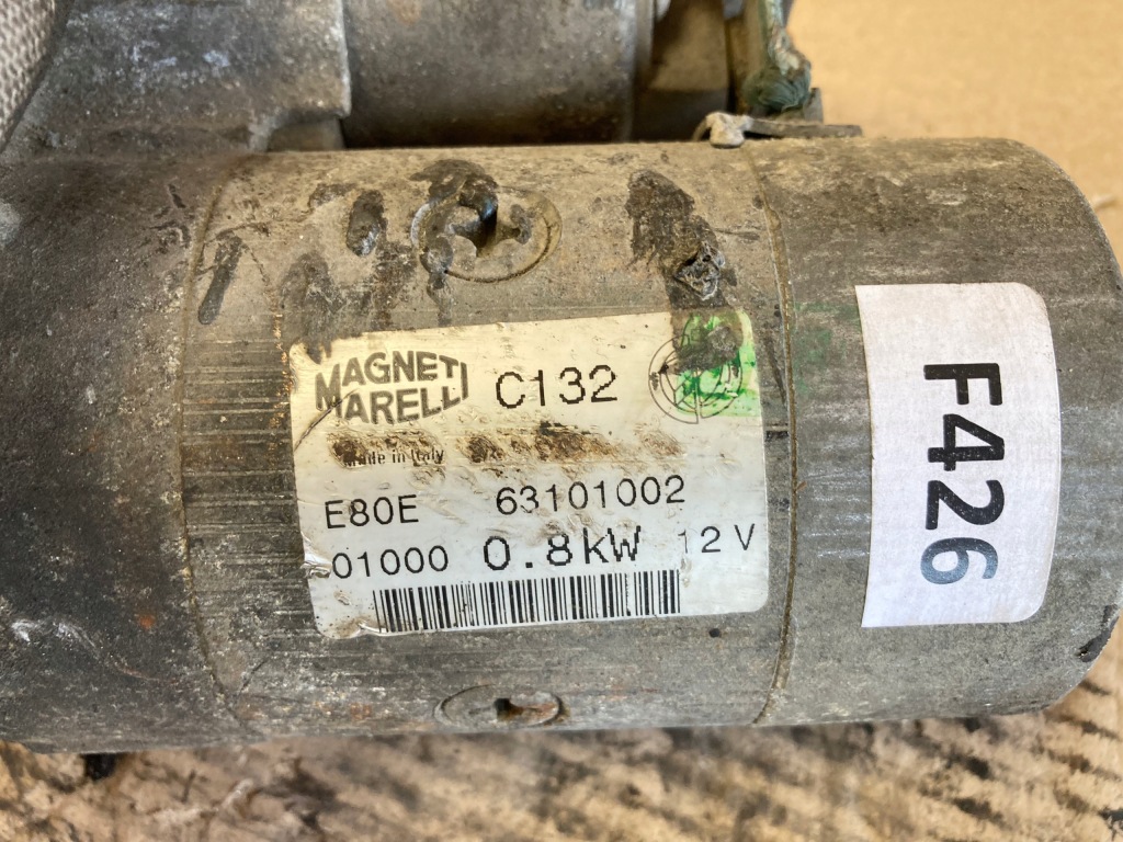 Fiat uno 0.9 стартер c132 63101002 12v 1kw Недорого